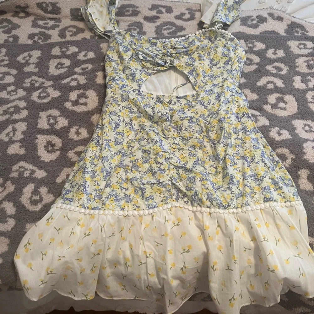 Hello Molly Twirl and Swirl Dress Blue (size S) - Picture 5 of 7